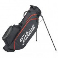 Titleist Players 4 Golf Stand Bag (Black / Black / Red)